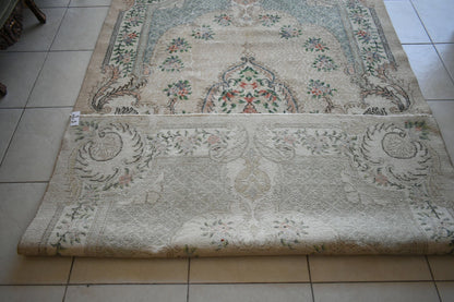 Large Oushak Rug 8.9x5.5 ft Vintage Rug Faded Turkish Rug Living Room Carpet B04