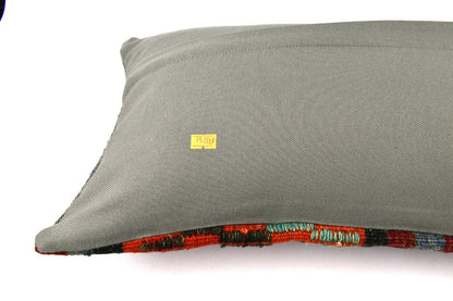 Kilim Pillow Cover 12x36 Handwoven Ethnic Vintage Handwoven Kilim Cushion A3241