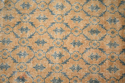 Oushak Runner 7.6x3.8 ft Handwoven Turkish Runner Vintage Runner Floor Rug R02