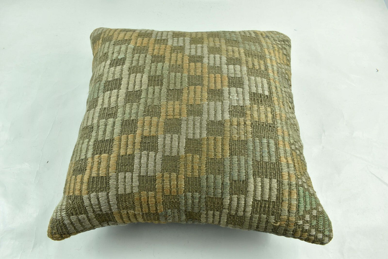 20x20 Kilim Pillow Cover Handmade Vintage Oushak Kilim Cushion Cover A1915