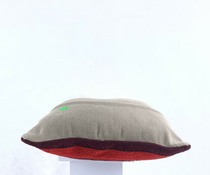  Turkish Kilim Pillow Cover 16x16 Home Decorative Wool Oushak Rug Cushion A521