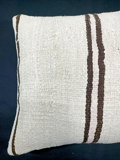 20x20 Kilim Pillow Cover Handmade Vintage Oushak Kilim Cushion Cover E114