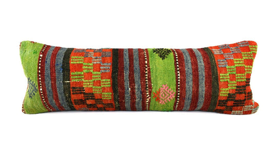 12x36 Kilim Pillow Cover Decorative Ethnic Vintage Long Lumbar Cushion A3243