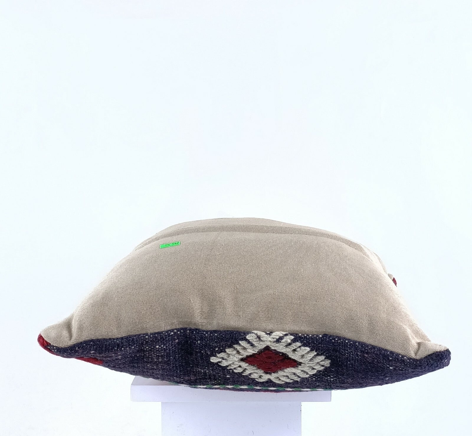 Turkish Handmade Kilim Pillow Cover 16x16 Home Decorative Wool Throw Lumbar A630