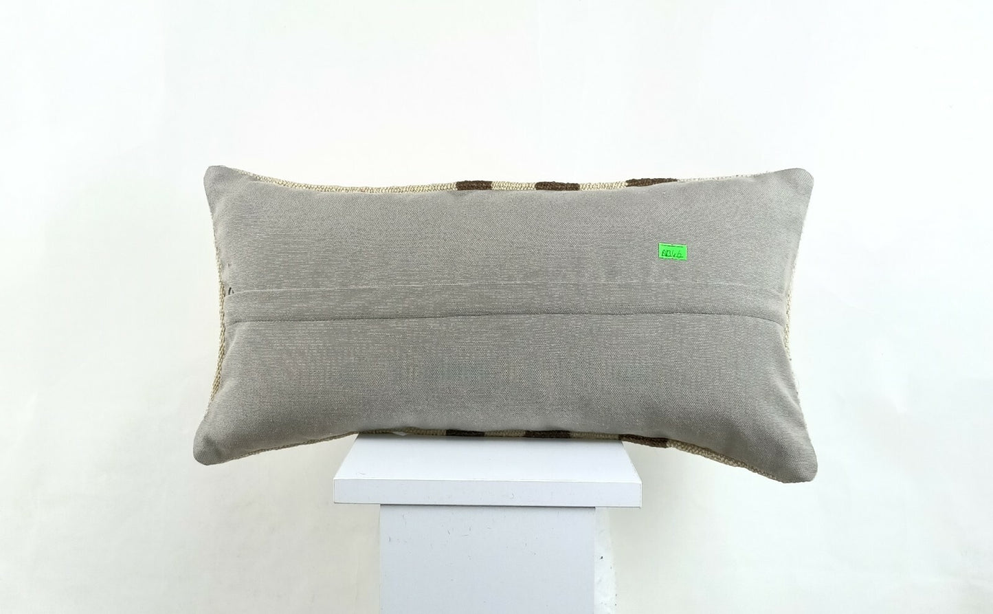 Kilim Lumbar Pillow Cover 10x20 Decorative Sofa Couch Handmade Cushion A1346