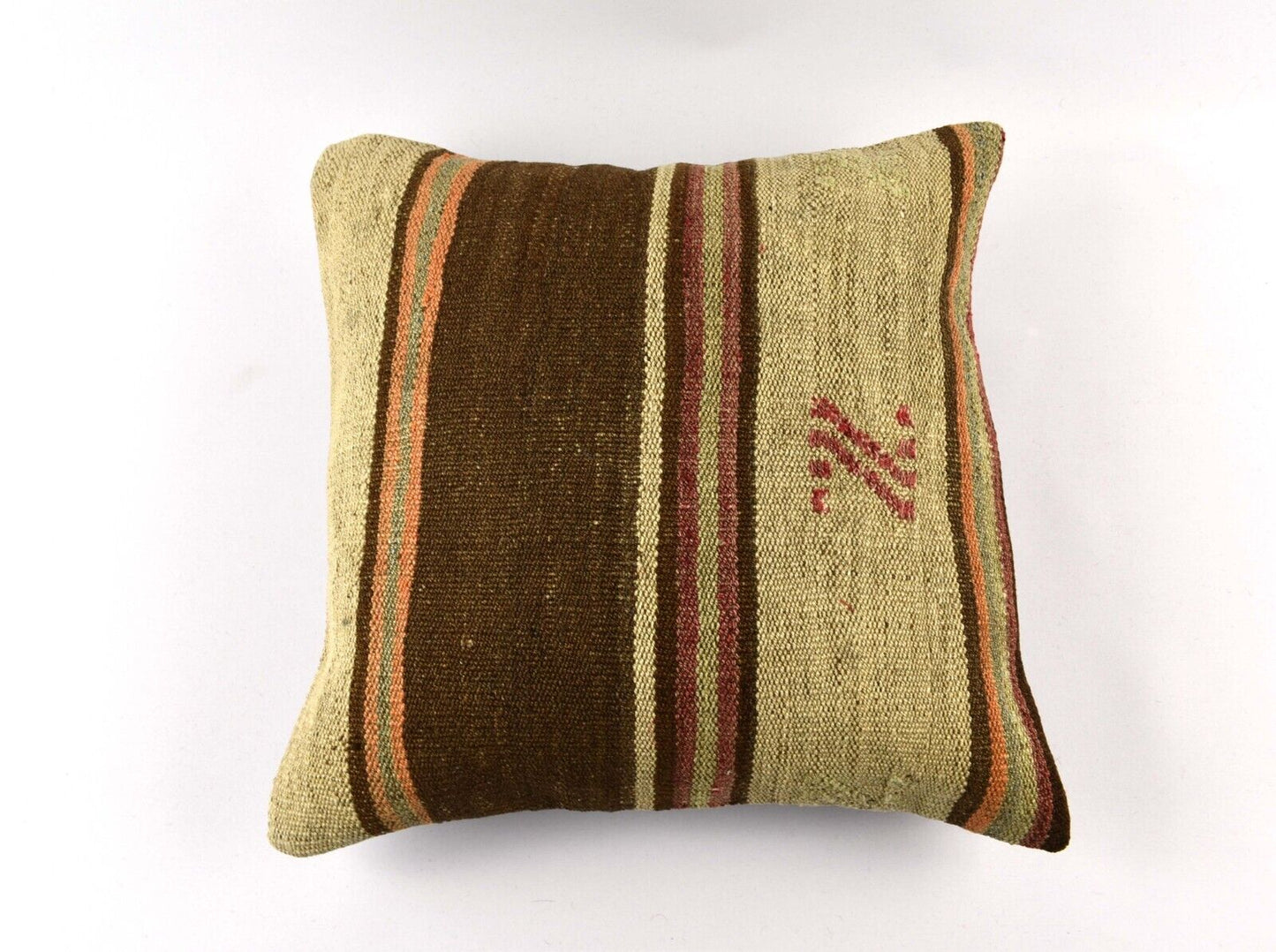 20x20 Kilim Pillow Cover Handmade Vintage Oushak Kilim Cushion Cover 4695