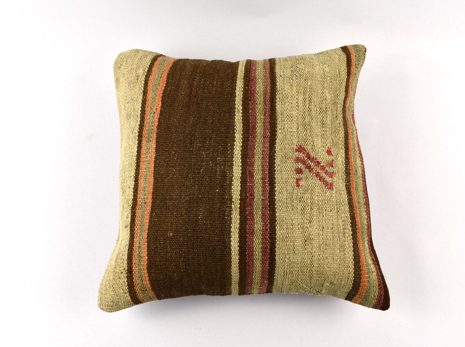 20x20 Kilim Pillow Cover Handmade Vintage Oushak Kilim Cushion Cover 4695