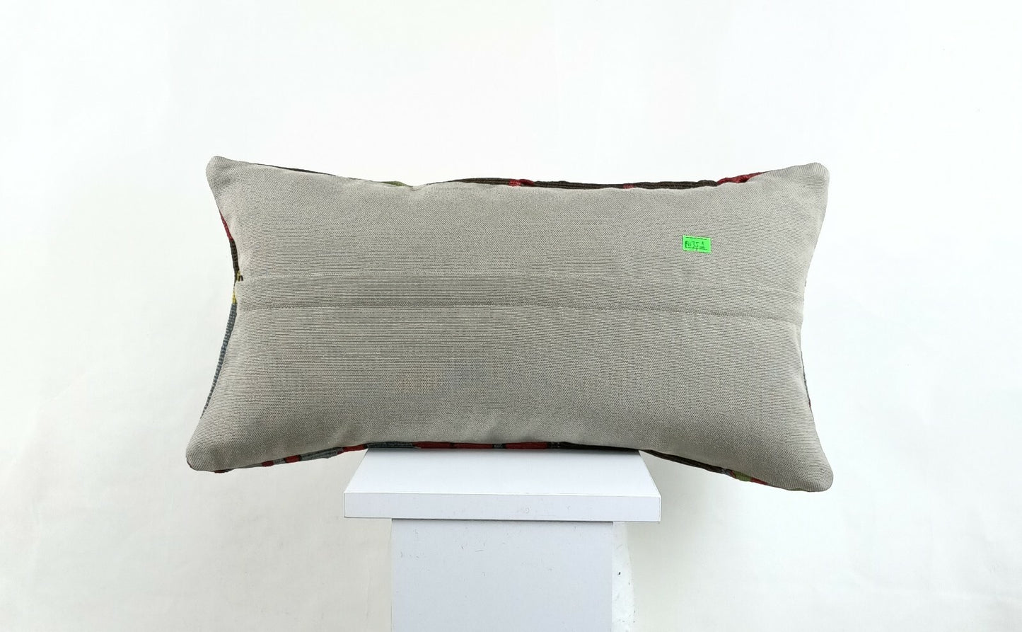 Kilim Lumbar Pillow Cover 10x20 Decorative Sofa Couch Handmade Cushion A1351