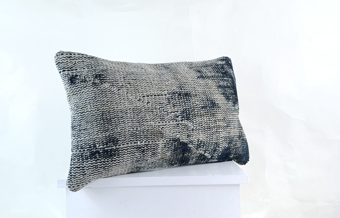 Kilim Pillow Cover 12x20 Turkish Handmade Sofa Couch Floor Lumbar Cushion E958