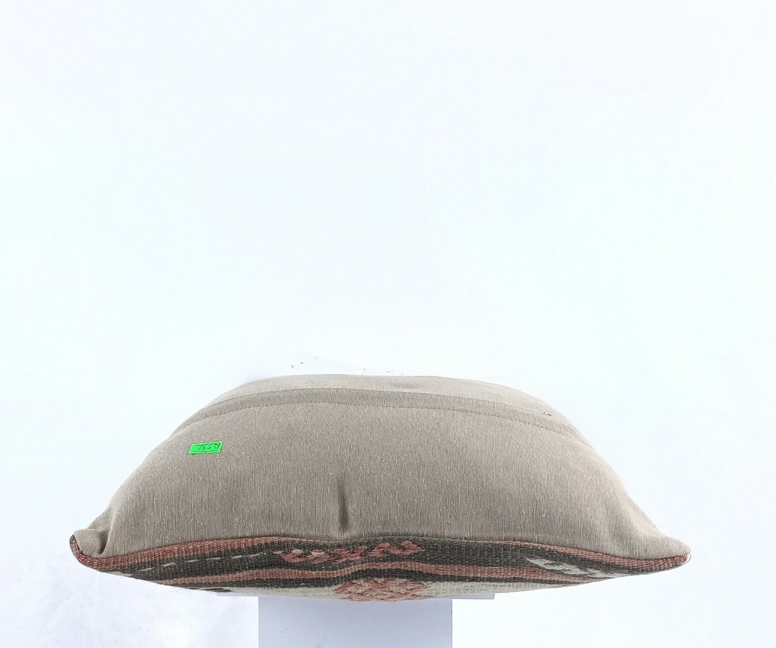  Turkish Kilim Pillow Cover 16x16 Home Decorative Wool Oushak Rug Cushion A532