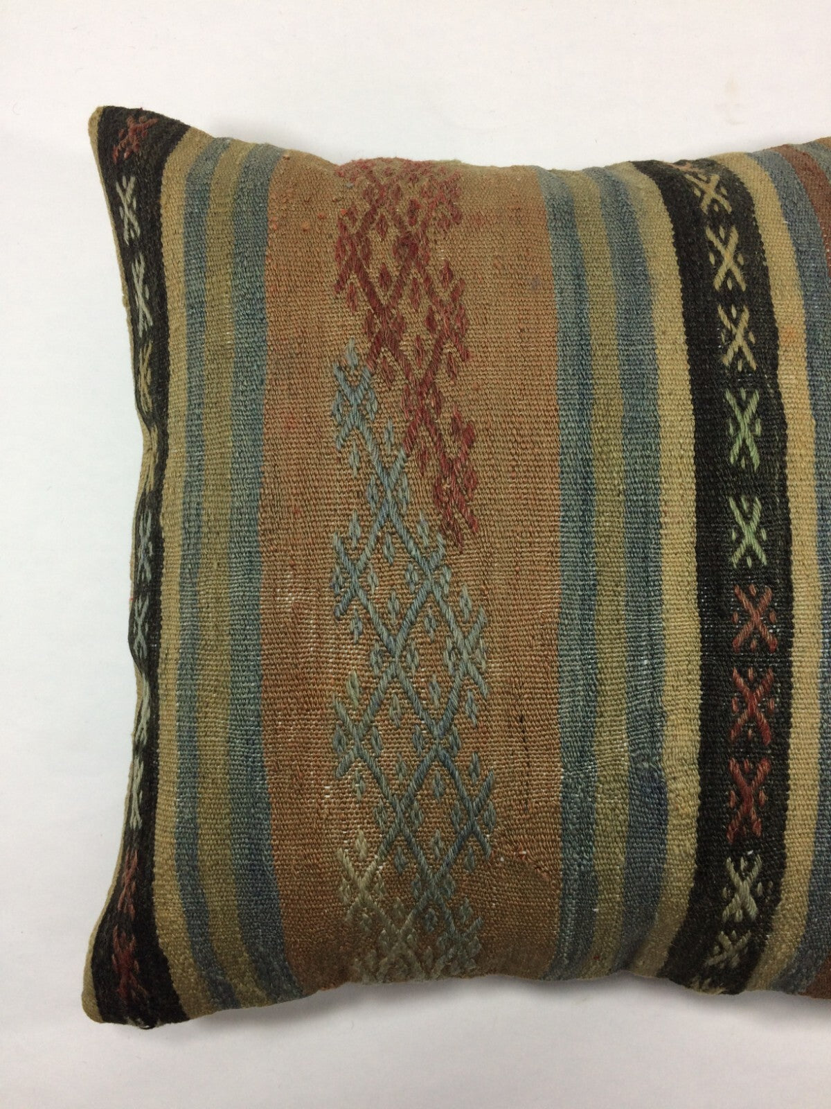 18"x18" Kilim Pillow Cover  Handmade Turkish Vintage Cushion Tribal Lumbar 1277