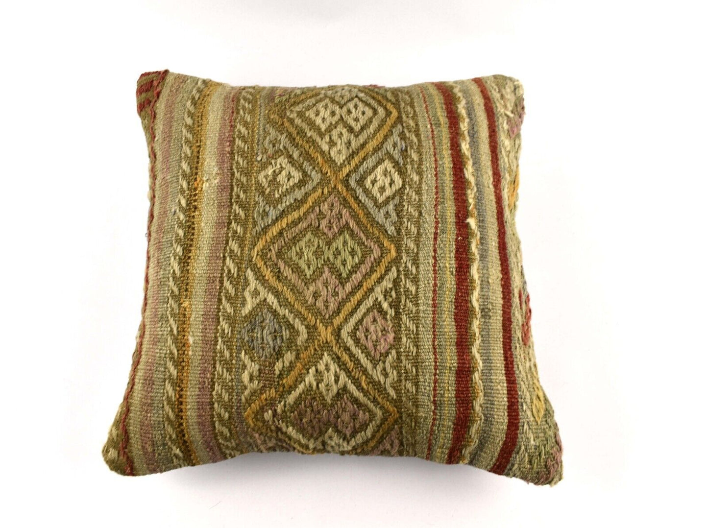 20x20 Kilim Pillow Cover Handmade Vintage Oushak Kilim Cushion Cover 4709