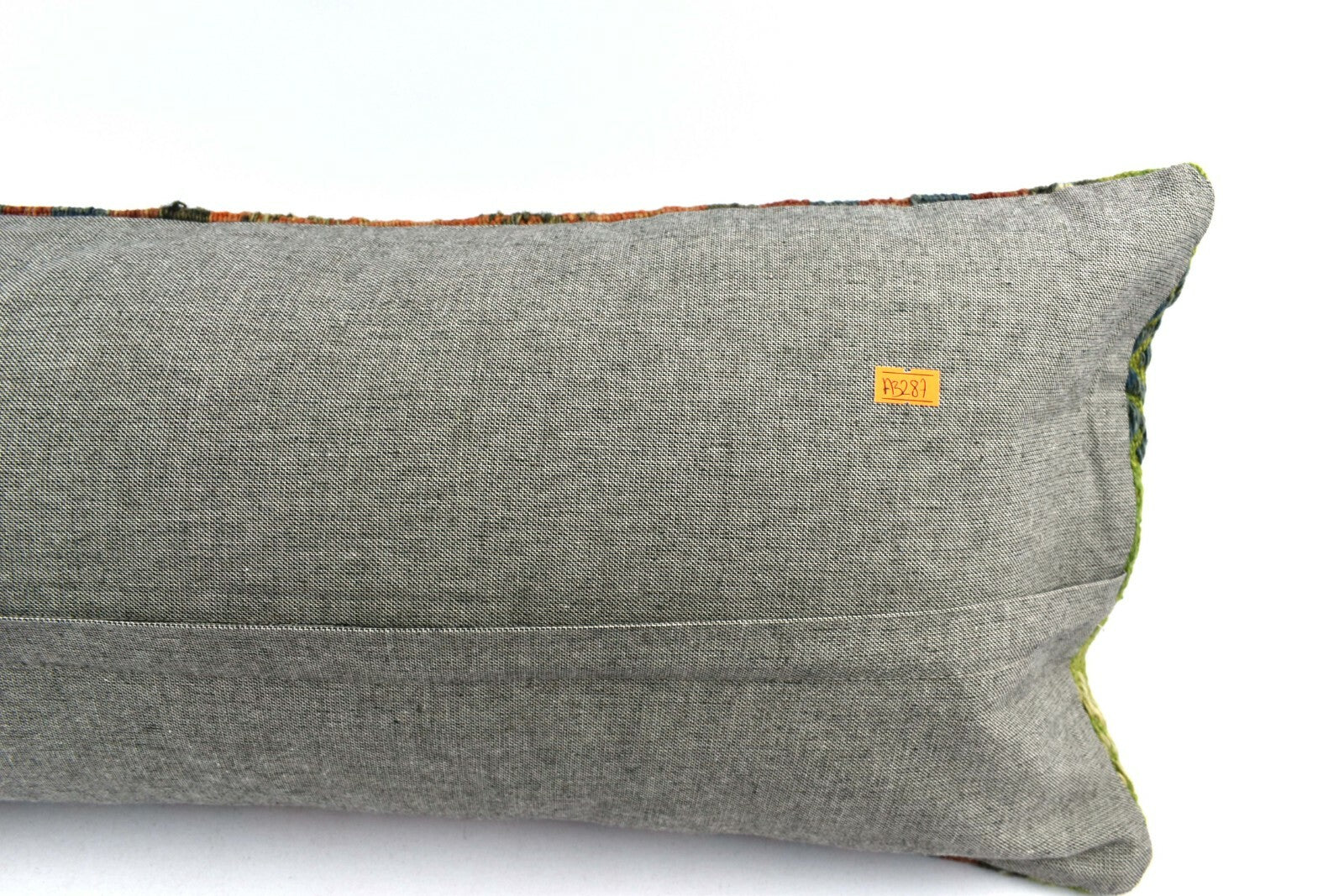 Kilim Pillow Cover 12x48 Vintage Handwoven Long Lumbar Pillow Cover  A3287