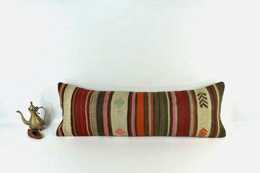 12x36 Kilim Pillow Cover Home Decorative Handmade Vintage Long Lumbar A2070