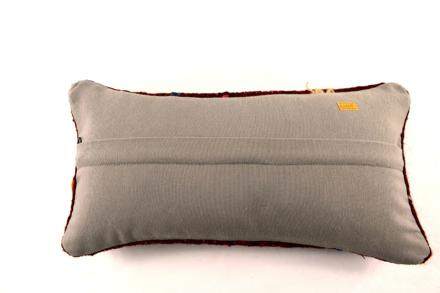 8x16 Kilim Pillow Cover Vintage Tribal Oushak Kilim Ethnic Lumbar Cover A2969