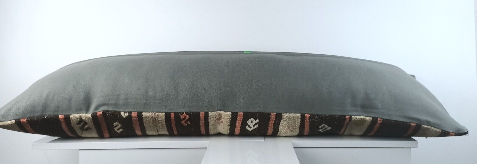 Extra Large Kilim Pillow Cover 16x48 Handmade Ethnic Boho Oriental Lumbar A1569