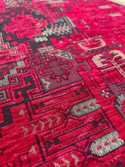Kilim Pattern Upholstery Fabric Oriental Ethnic Design Decorative Boho Tapestry