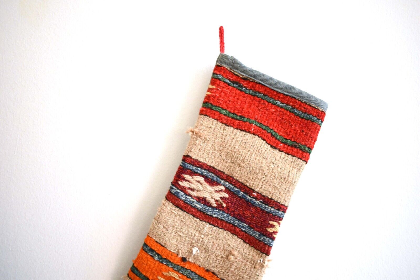 Christmas Stocking Kilim Christmas Sock Rug Gift Stocking Xmas Decor Socks S01