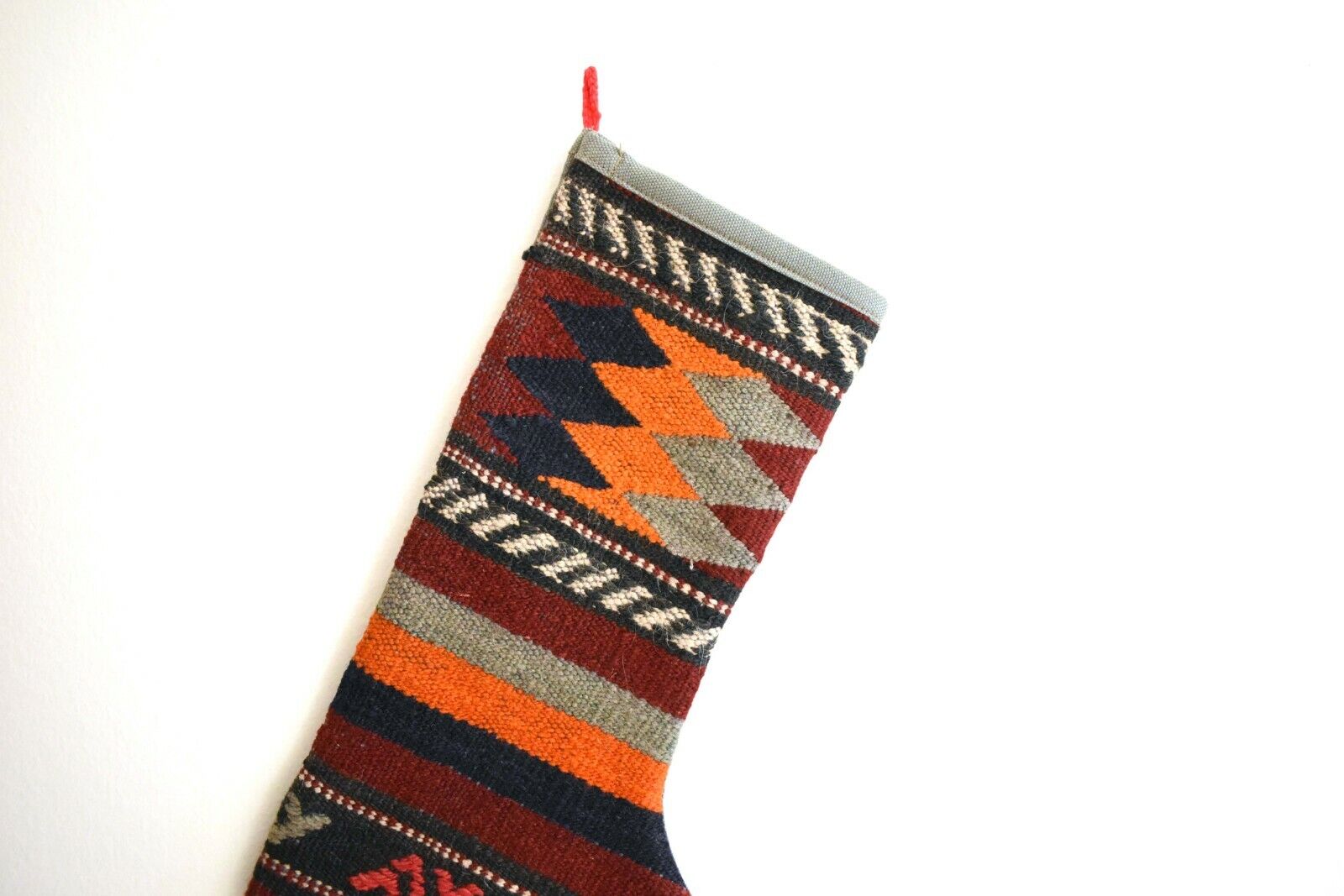 Kilim Christmas Stocking Rug Christmas Socks Christmas Decoration Xmas Gift S93