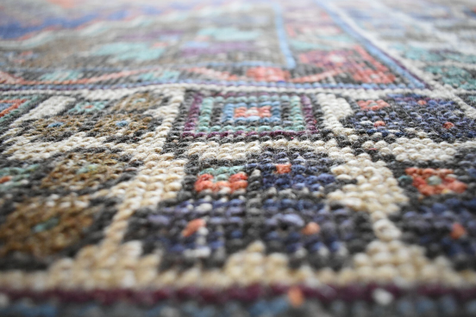 Faded Oushak Rug 5.8x3.5 ft Anatolian Rug Turkish Carpet Boho Floor Rug U09