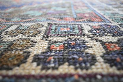 Faded Oushak Rug 5.8x3.5 ft Anatolian Rug Turkish Carpet Boho Floor Rug U09