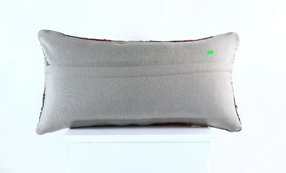 12x24 Kilim Lumbar Cushion Cover Turkish Tribal Vintage Ethnic Pillow E899