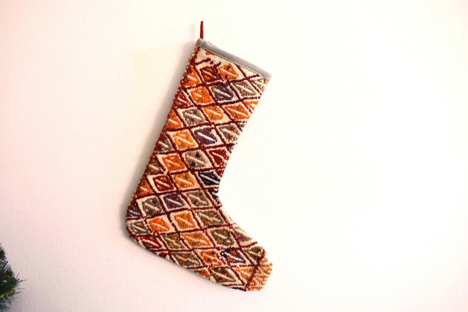 Vintage Kilim Stocking Christmas Stocking Ethnic Christmas Stocking S335