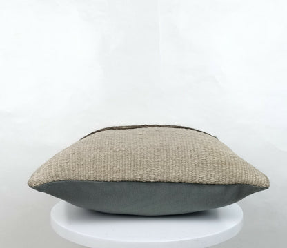 14x14 Kilim Cushion Cover Turkish Ottoman Boho Rustic Throw Pillow Case  A341