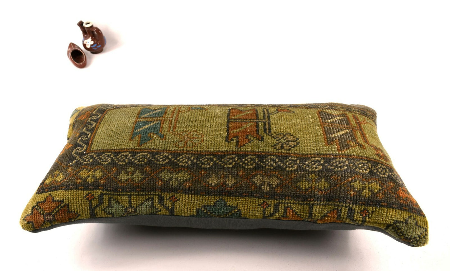 12x24 Kilim Pillow Cover Vintage Ethnic Oushak Rug Lumbar Cushion Cover A2932