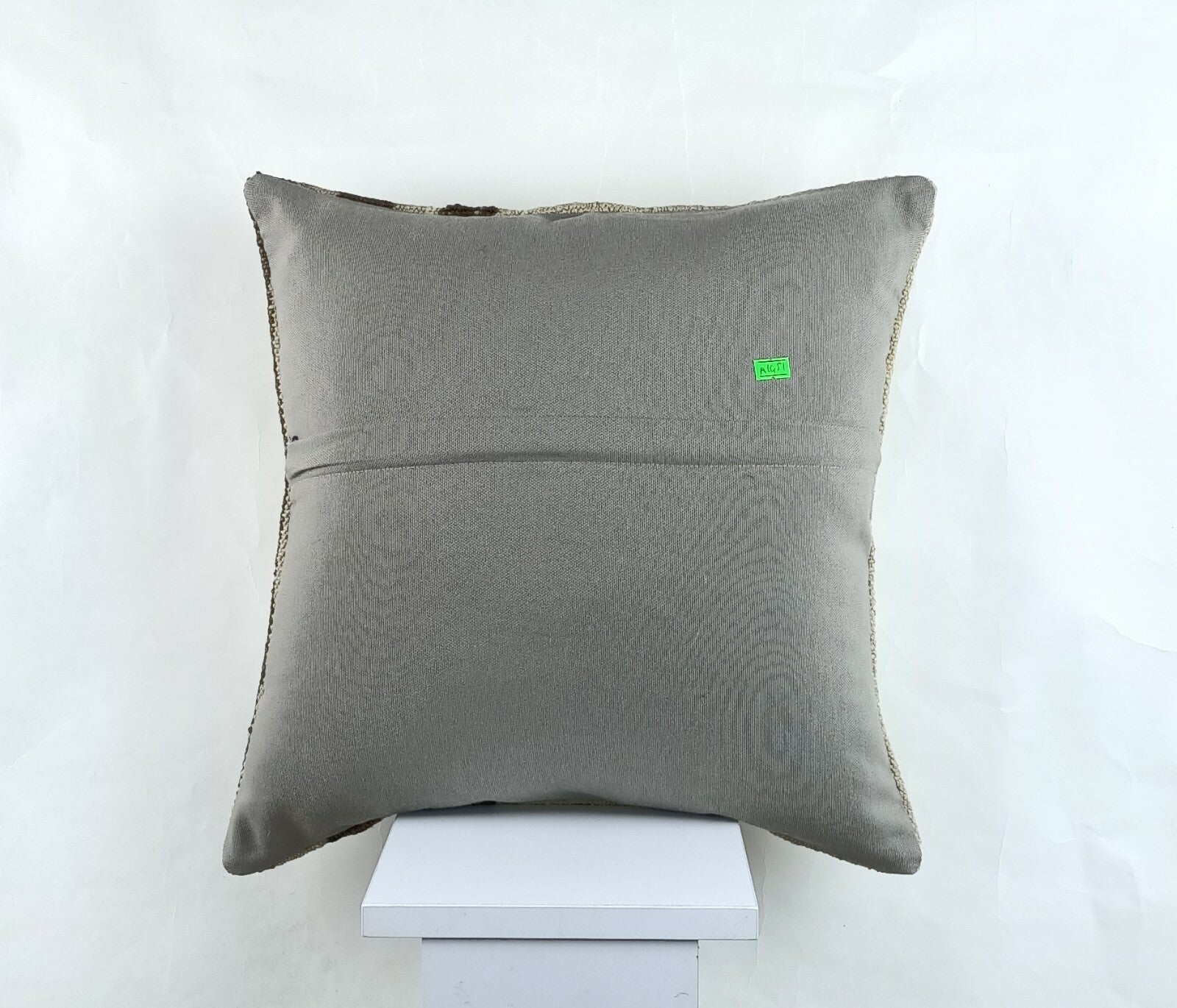 Throw Pillow Cover 18x18 Handmade Turkish Traditional Oushak Kilim Cushion A1451