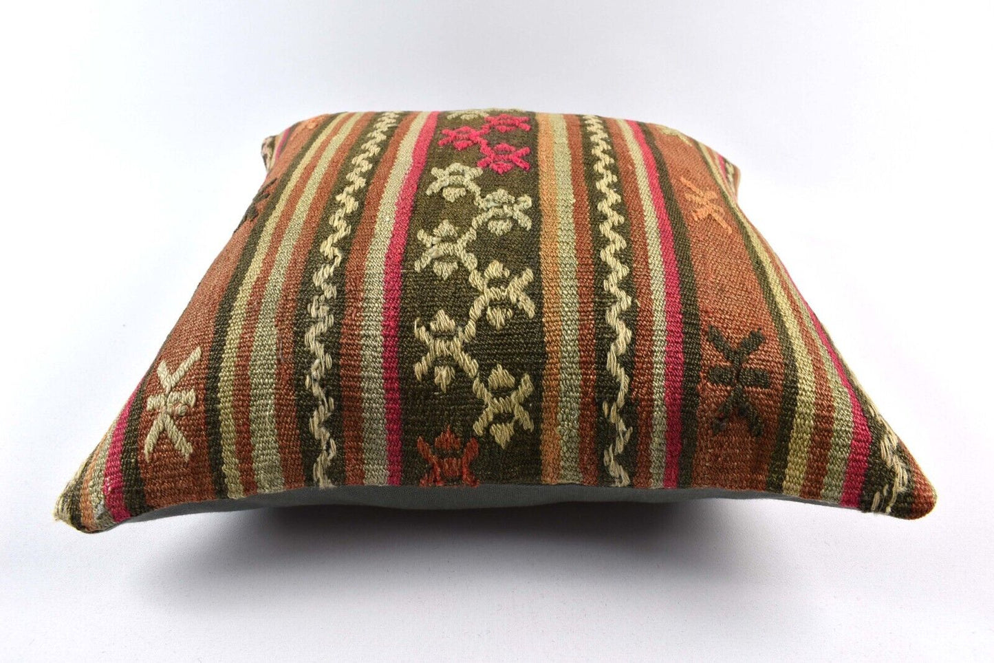 20x20 Kilim Pillow Cover Handmade Vintage Oushak Kilim Cushion Cover 4644