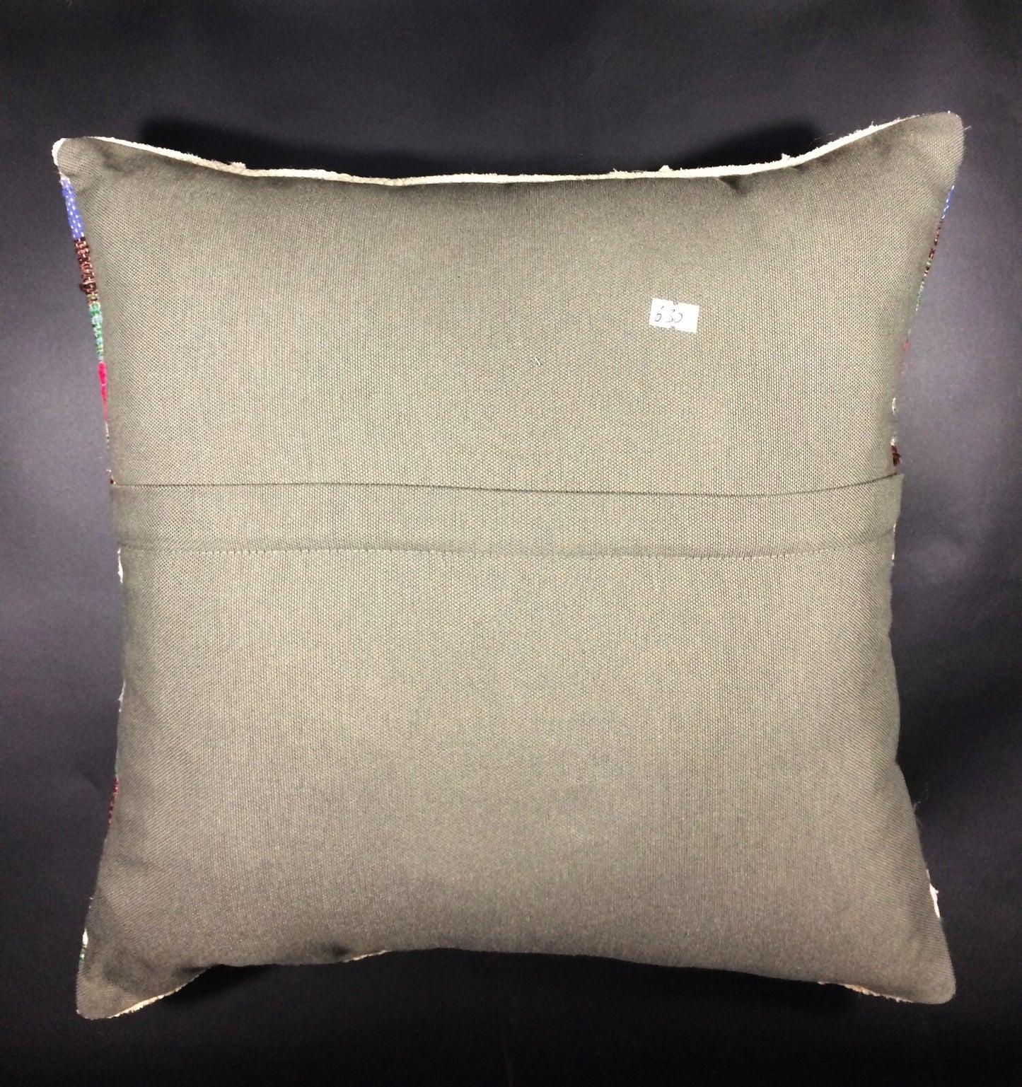 18"x18" Kilim Pillow Cover  Handmade Turkish Vintage Cushion Tribal Lumbar 630