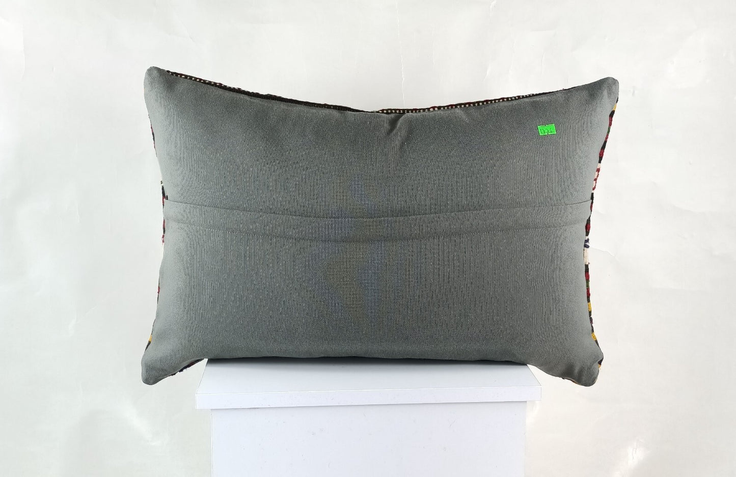 Kilim Pillow Cover 16x24 Tribal Vintage Turkish Carpet Lumbar Pillow Cover 1776