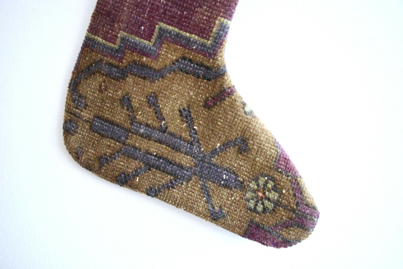  Kilim Christmas Stocking, Rug Christmas Socks, Christmas Decoration, S41