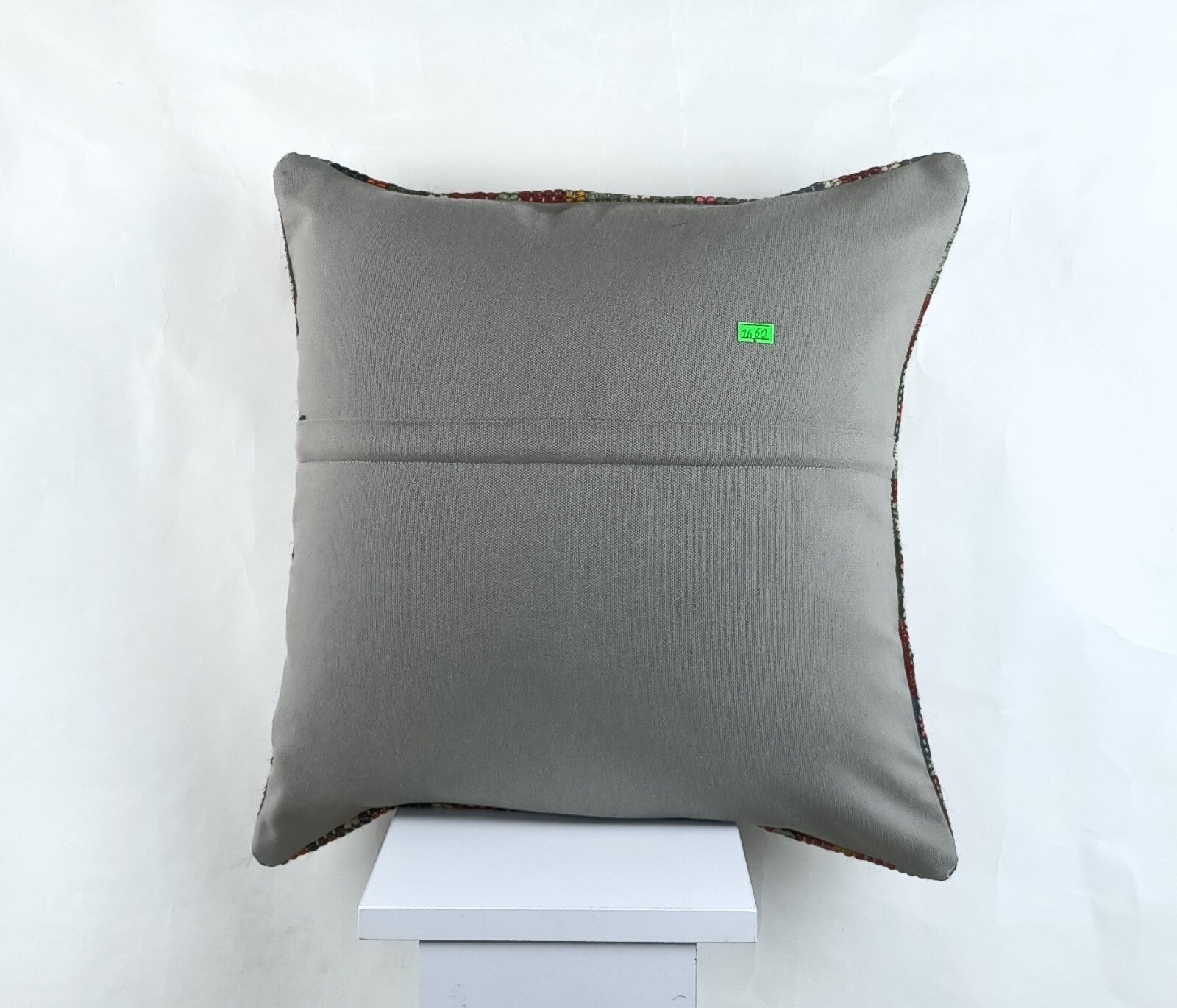 18"x18" Kilim Pillow Cover  Handmade Turkish Vintage Cushion Tribal Lumbar 2660