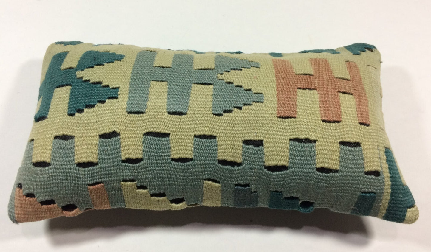 Turkish Cushion Cover 8"x16" Handmade Vintage Boho Ethnic Throw Pillow Case A81