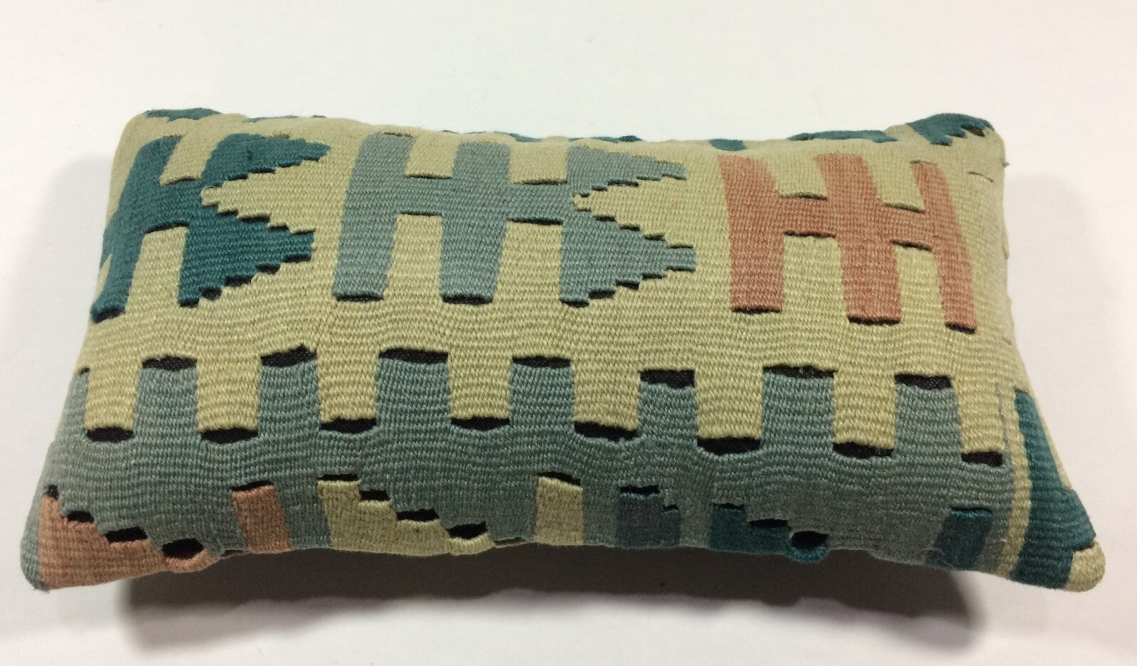 Turkish Cushion Cover 8"x16" Handmade Vintage Boho Ethnic Throw Pillow Case A81