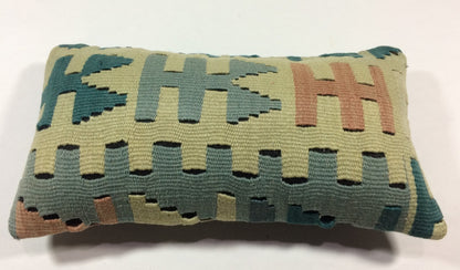 Turkish Cushion Cover 8"x16" Handmade Vintage Boho Ethnic Throw Pillow Case A81