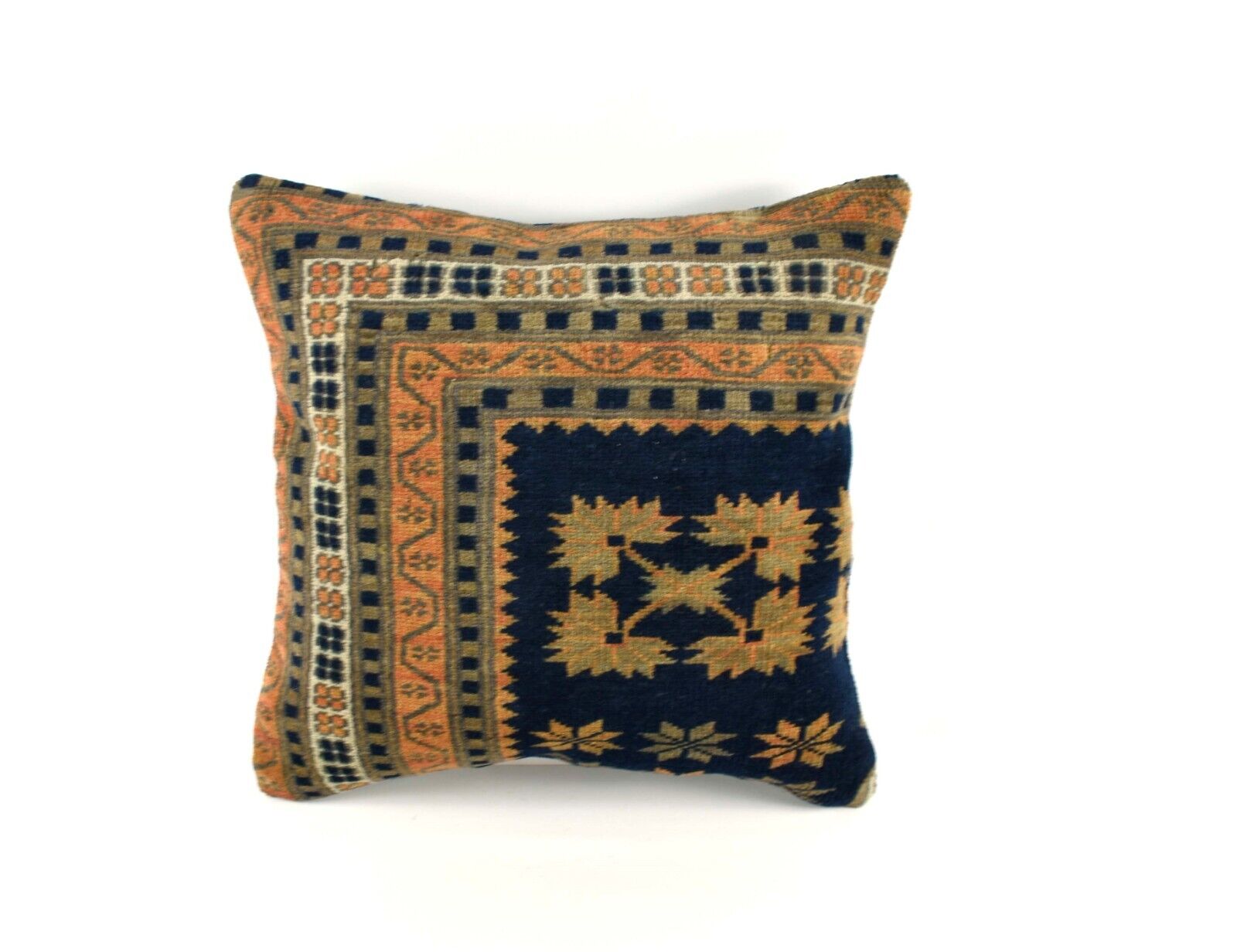 20x20 Kilim Pillow Cover Handmade Vintage Oushak Kilim Cushion Cover 4104