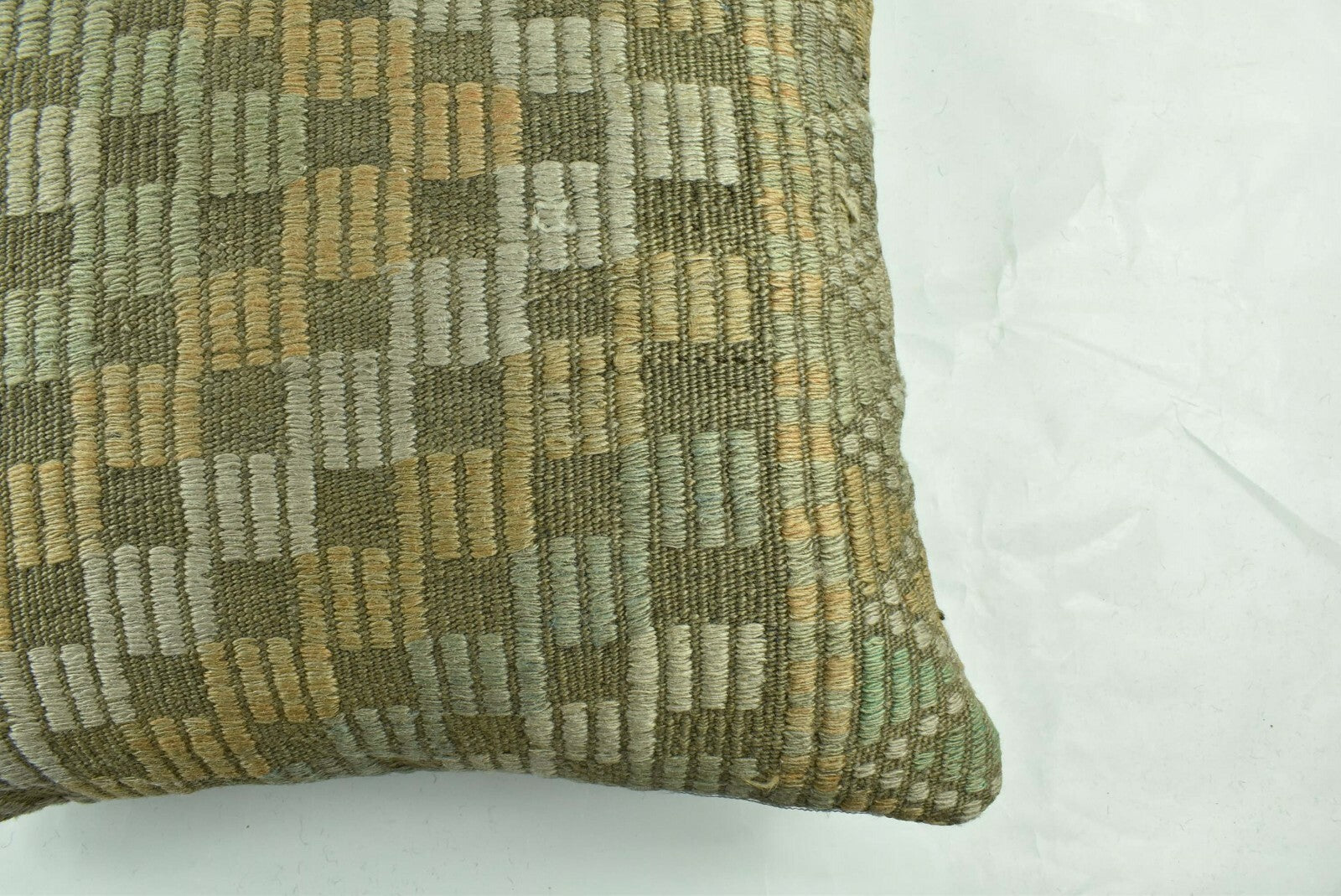 20x20 Kilim Pillow Cover Handmade Vintage Oushak Kilim Cushion Cover A1915