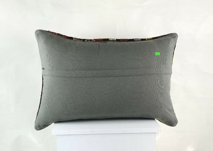 Home Decorative Handmade Throw Pillow Cover 16x24 Handmade Kilim Cushion E1240