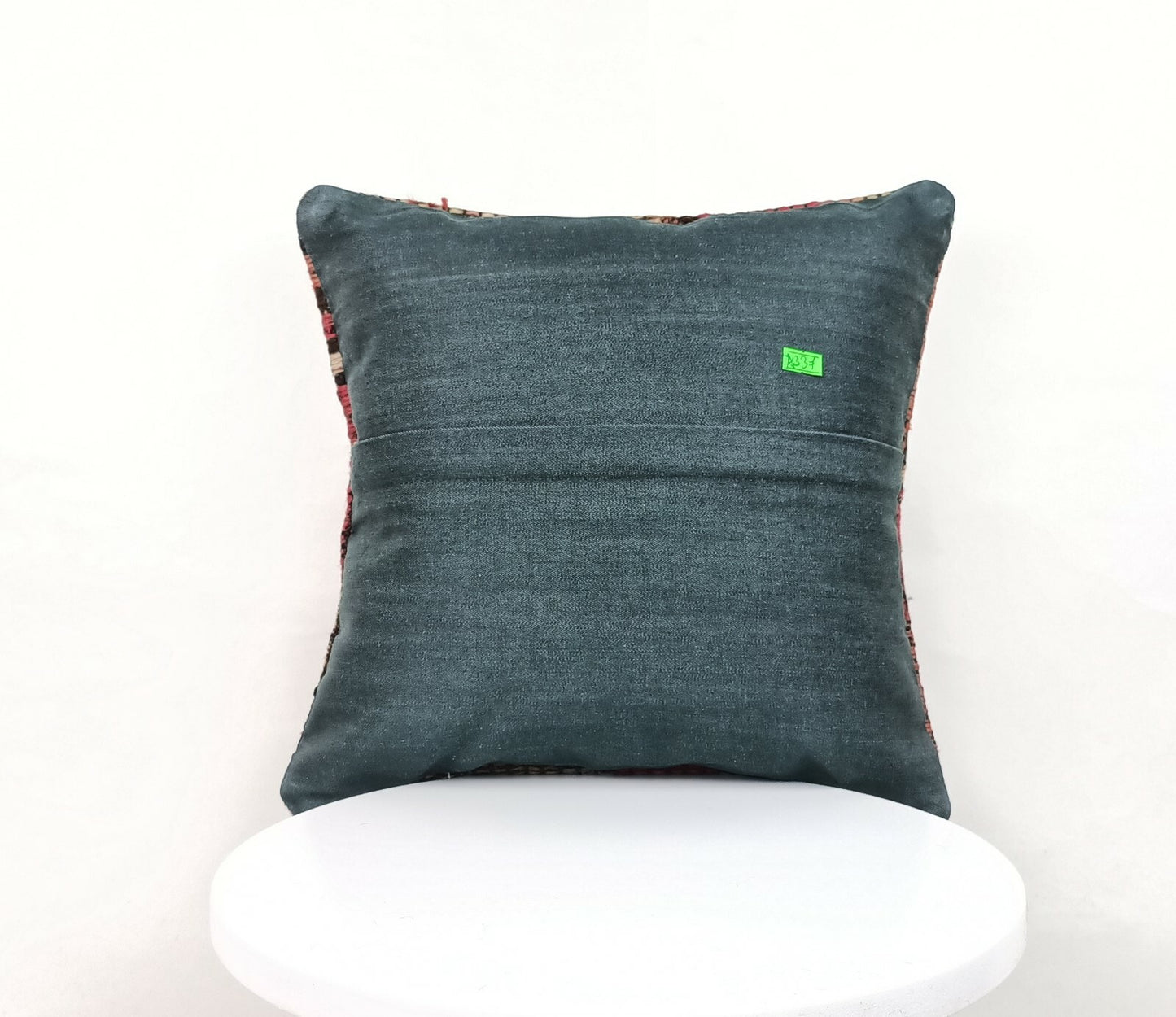 Kilim Pillow Cover 14x14 Handmade Anatolian Traditional Ottoman Cushion  A337