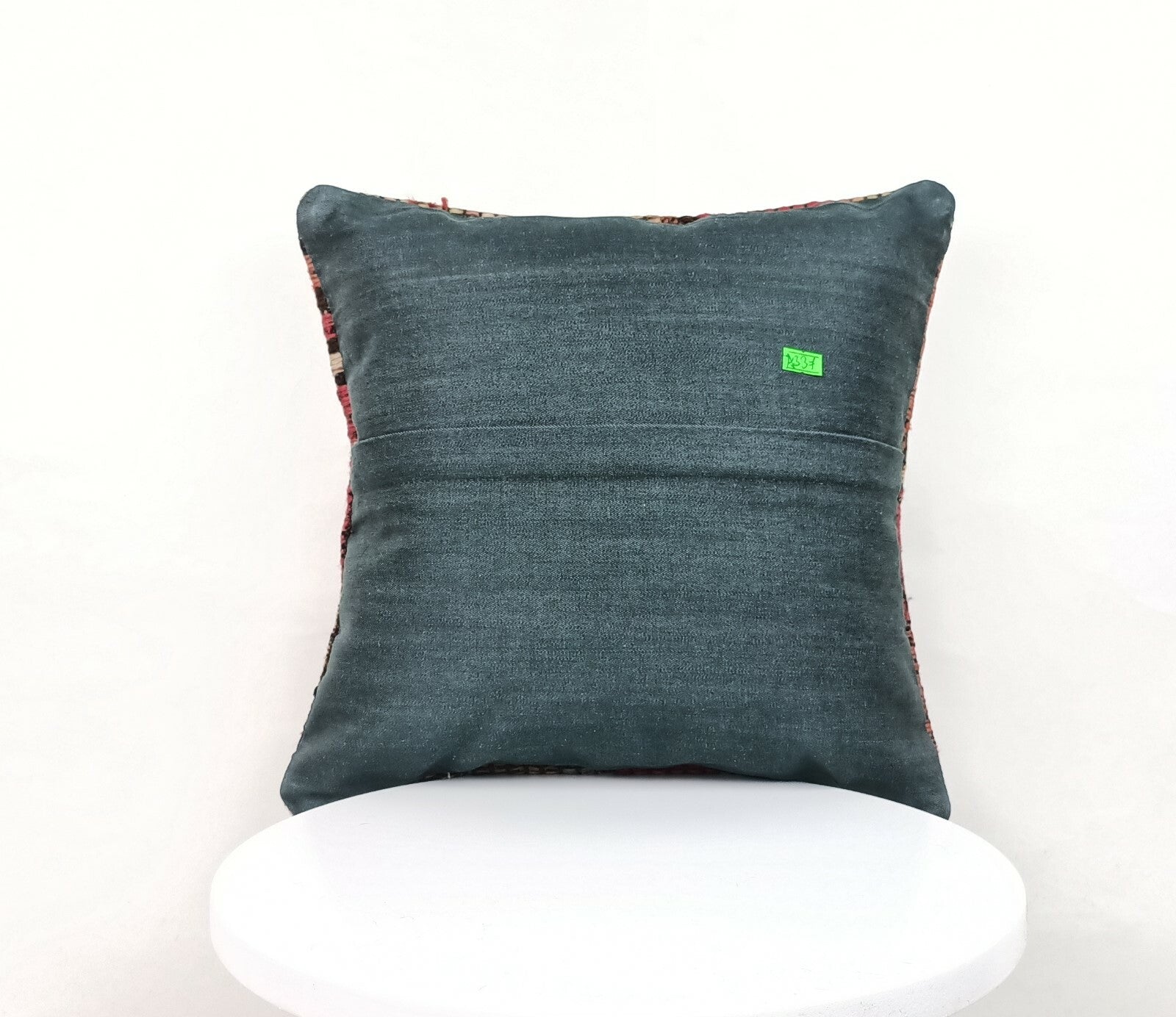 Kilim Pillow Cover 14x14 Handmade Anatolian Traditional Ottoman Cushion  A337