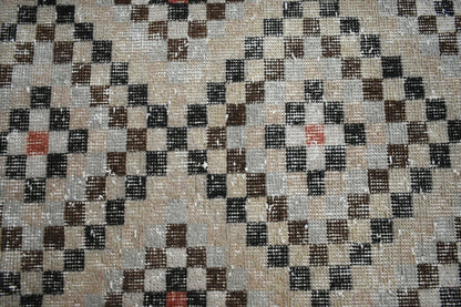  Oushak Runner 3.2x1.7 ft Vintage Turkish Runner Floor Runner Faded Runner Y25