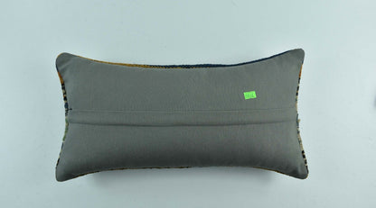 Kilim Lumbar Pillow Cover 10x20 Decorative Sofa Couch Handmade Cushion A1768