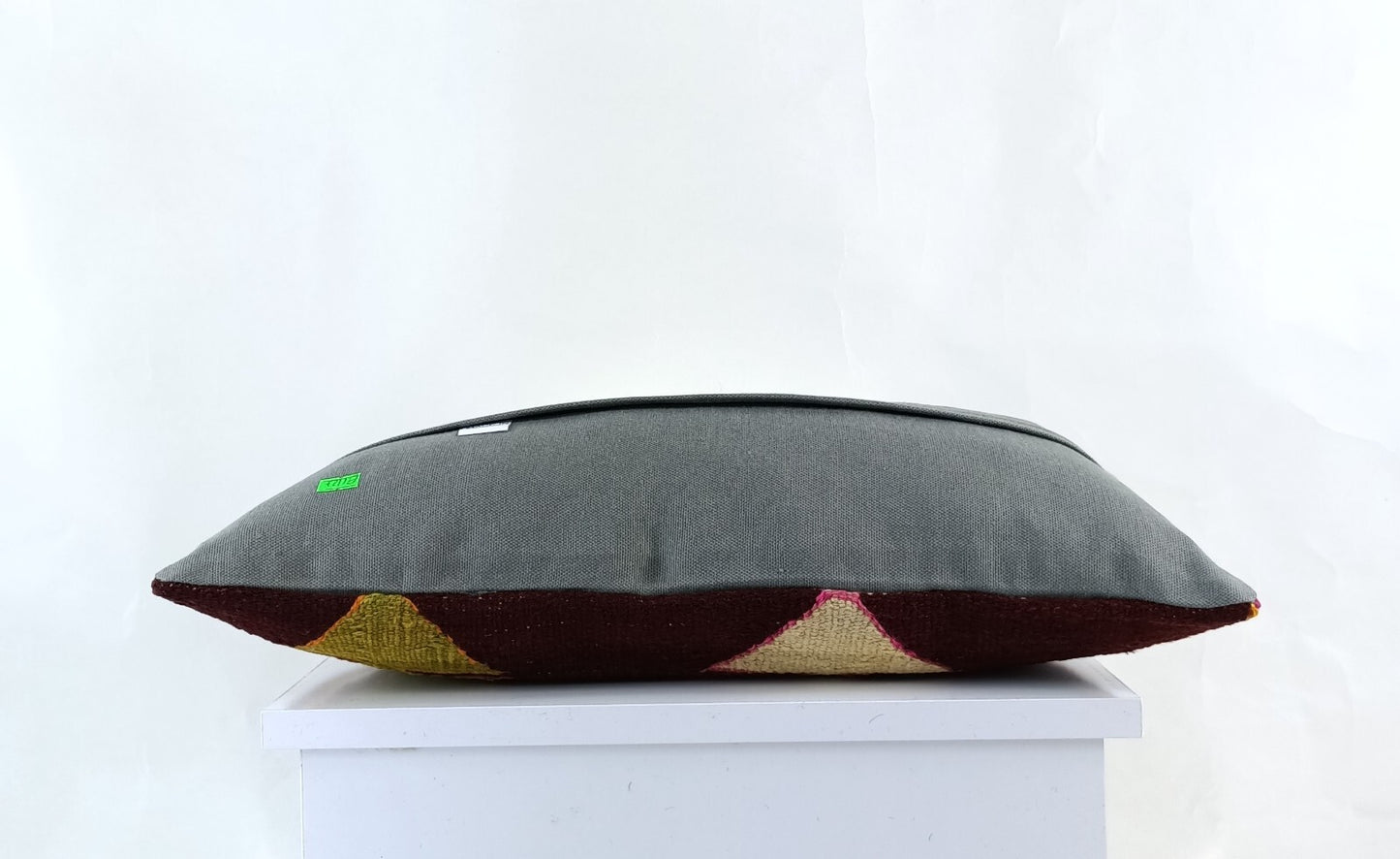 10x20 Kilim Lumbar Pillow Cover Vintage Ethnic Oushak Kilim Pillow Cover E1127