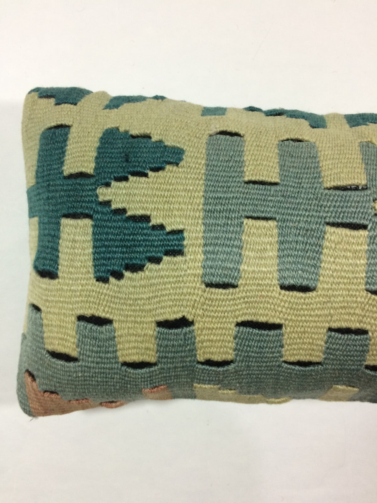 Turkish Cushion Cover 8"x16" Handmade Vintage Boho Ethnic Throw Pillow Case A81