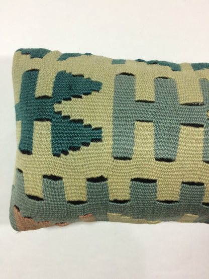 Turkish Cushion Cover 8"x16" Handmade Vintage Boho Ethnic Throw Pillow Case A81