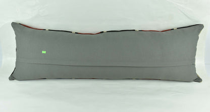 Extra Large Kilim Pillow Cover 16x48 Handmade Ethnic Boho Oriental Lumbar 3242