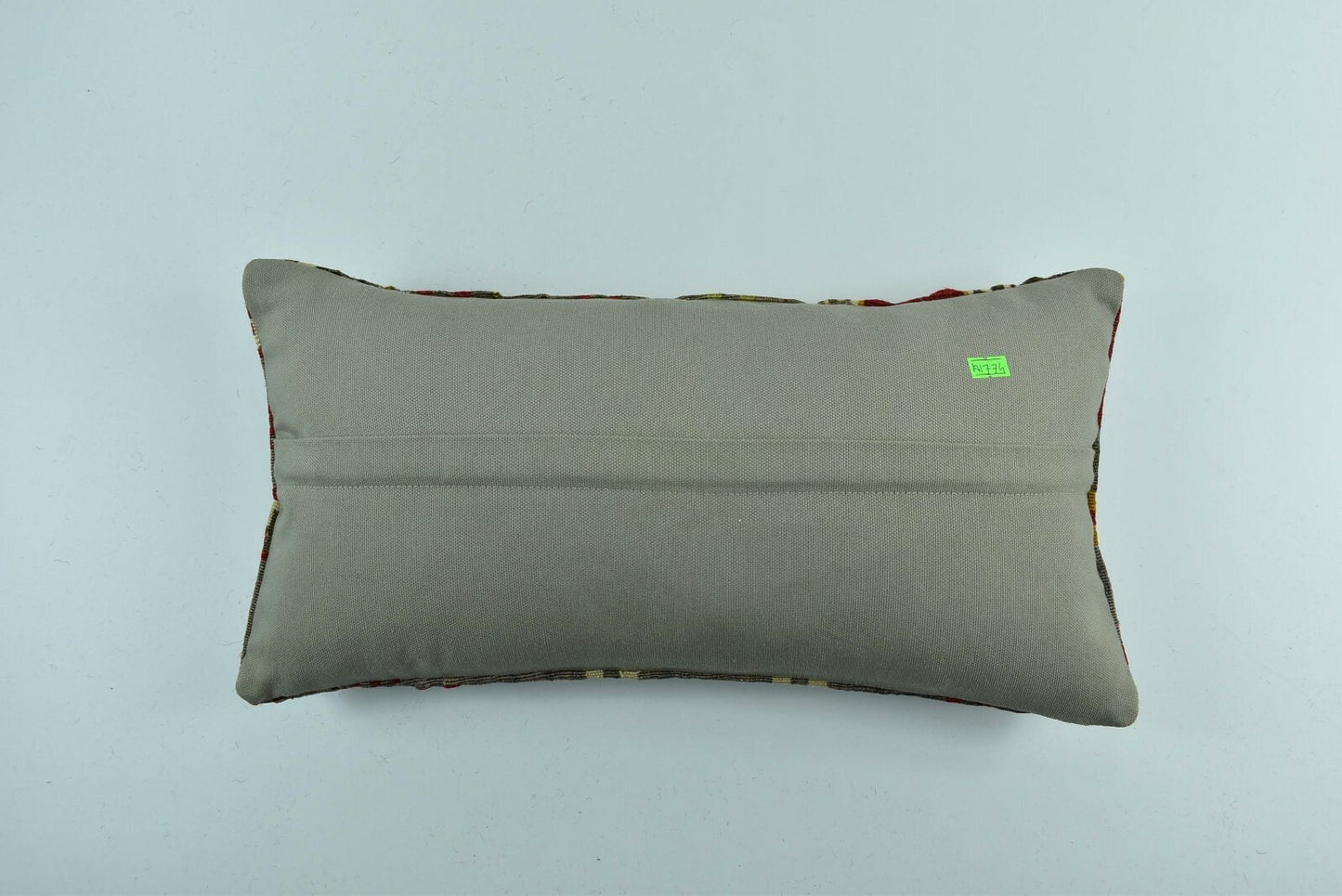 Kilim Lumbar Pillow Cover 10x20 Decorative Sofa Couch Handmade Cushion A1774